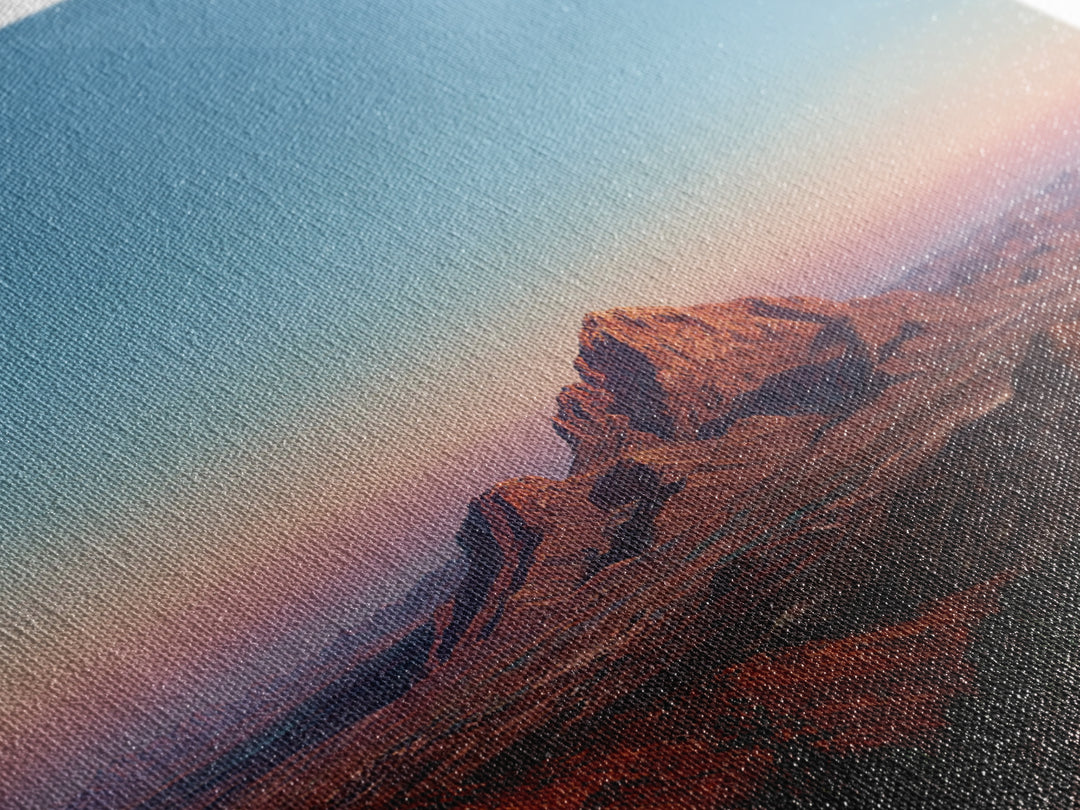 Serene Desert Horizon Framed Canvas Print, General Fine Art, Gallery Decor, Living Room Decor, Fine Art, Wall Art, GEN-3x2-69