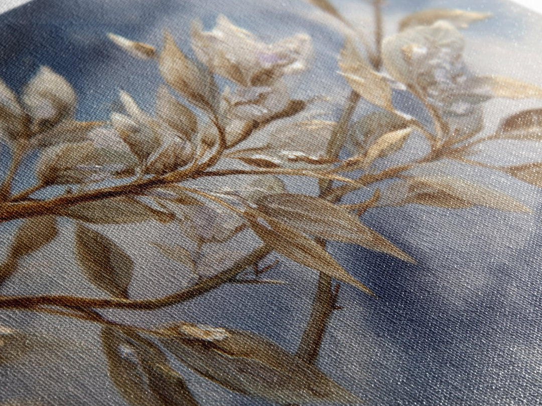Soft Watercolor Branch Study Framed Canvas Print, General Fine Art, Poster, Living Room Decor, Fine Art, Wall Art Prints, GEN-3x2-87