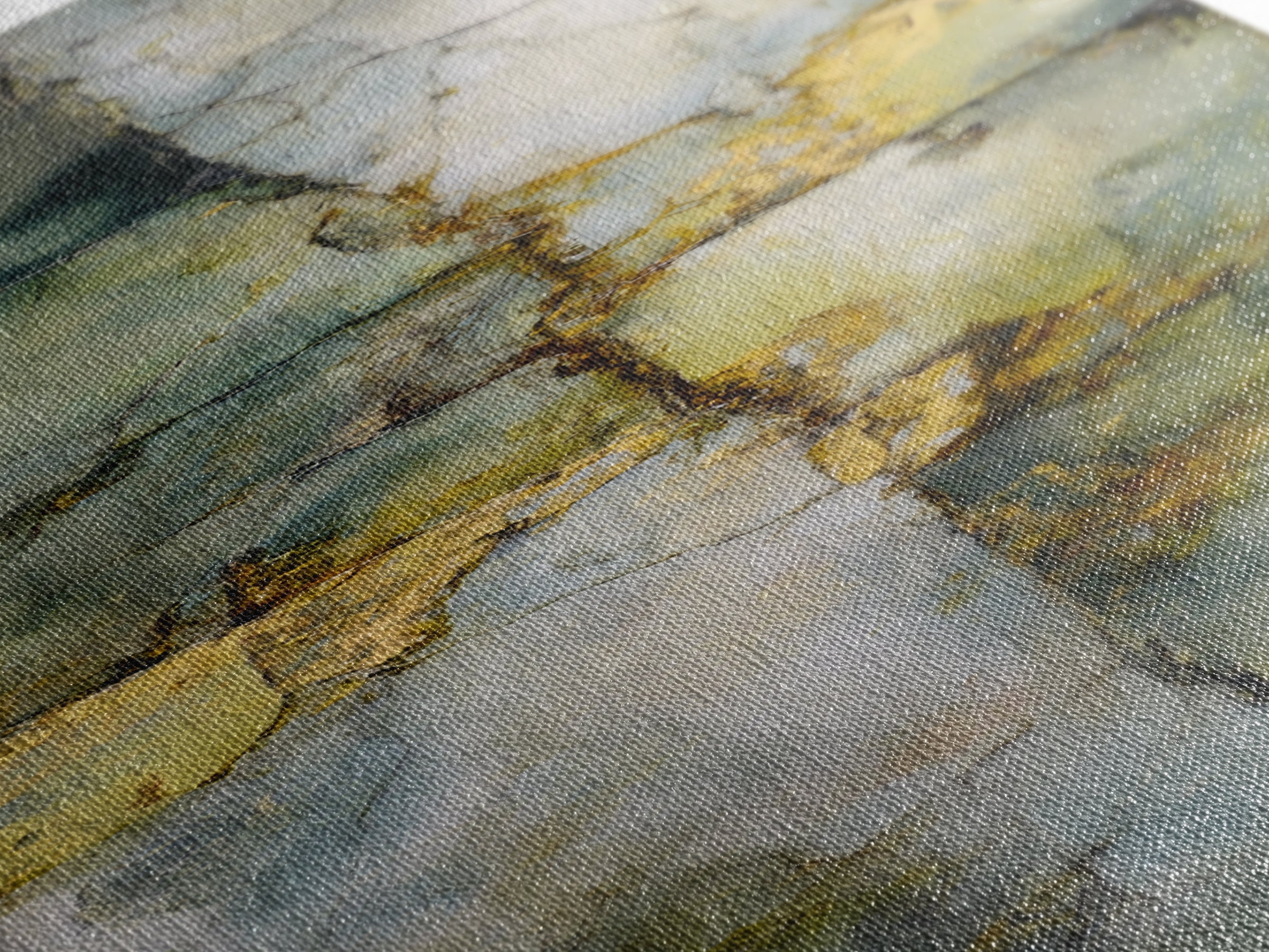 Blackjack Table Still Life Without Words Framed Canvas Print, Game Room Art, Wall Art Set, Game Room Decor, Fine Art, Play, GRA-1x3-80