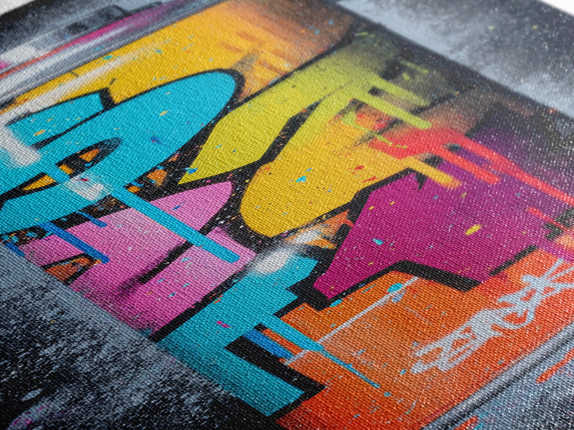 Spray Can Still Life Framed Canvas Print, Graffiti Art, Bedroom Decor, Living Room Decor, Fine Art, Street, Gallery Decor, GRF-1x3-64