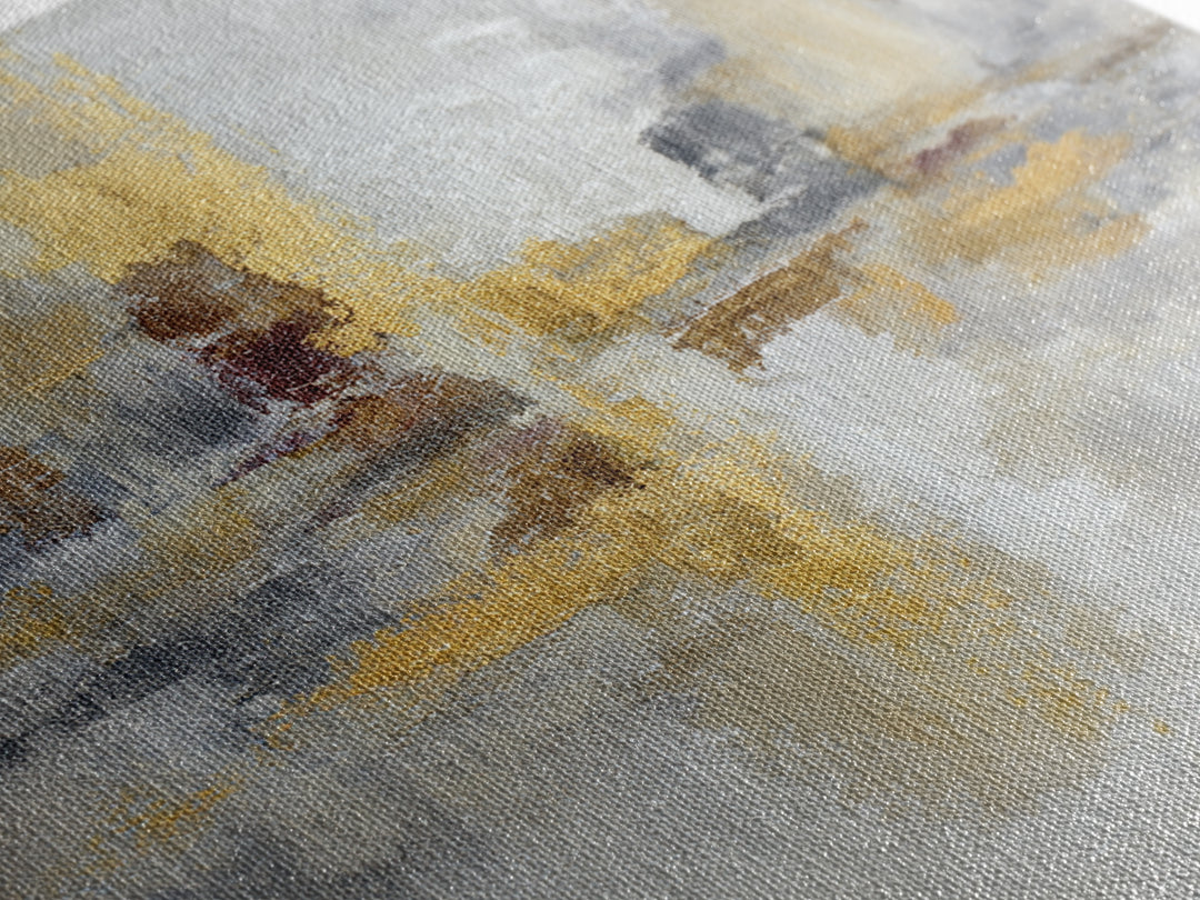 Gold Accented Abstract for Upscale Lobby Framed Canvas Print, Hotel Art, Boho Decor, Hotel Decor, Fine Art, Boutique, HOT-1x1-37