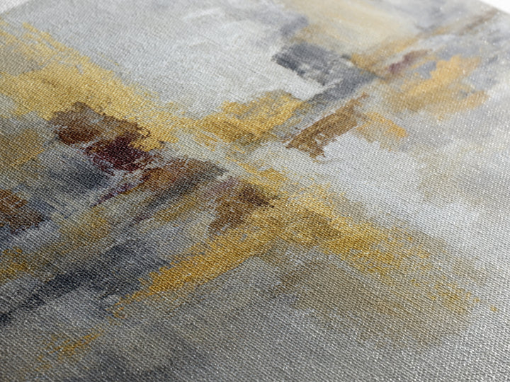 Gold Accented Abstract for Upscale Lobby Framed Canvas Print, Hotel Art, Boho Decor, Hotel Decor, Fine Art, Boutique, HOT-1x1-37