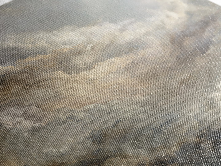 Large Cloudscape with Subtle Drama Canvas Print, Hotel Art, Contemporary Art, Hotel Decor, Fine Art, Boutique, Art Deco, HOT-1x1-89