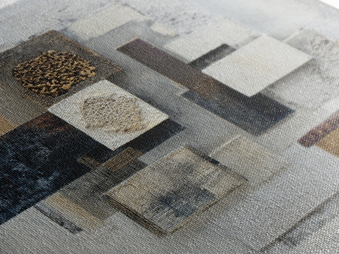 Sophisticated Neutral Abstract Canvas Print, Hotel Art, Art Prints, Hotel Decor, Fine Art, Boutique, Modern Wall Art, HOT-1x1-97