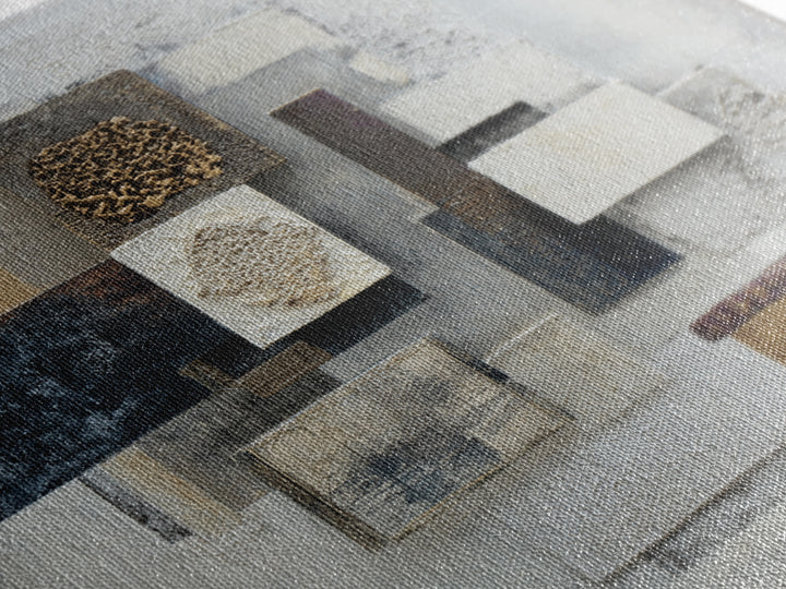 Sophisticated Neutral Abstract Canvas Print, Hotel Art, Art Prints, Hotel Decor, Fine Art, Boutique, Modern Wall Art, HOT-1x1-97