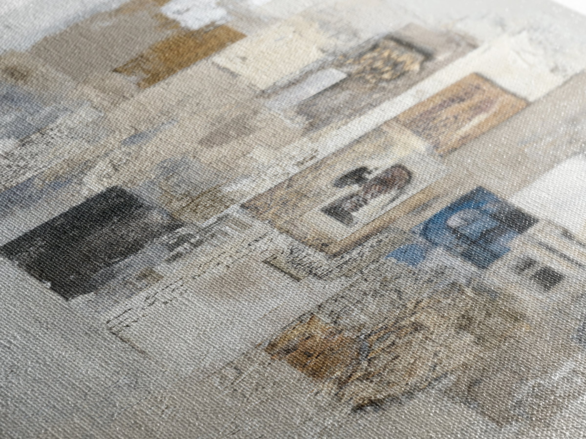 Sophisticated Neutral Abstract Canvas Print, Hotel Art, Minimalist Decor, Hotel Decor, Fine Art, Boutique, Large Wall Art, HOT-1x3-37