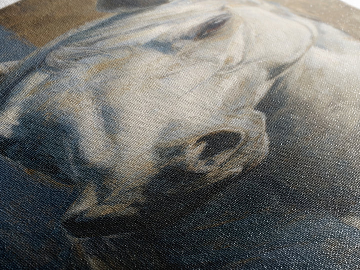 Neutral Horse Portrait Framed Canvas Print, Hotel Art, Mid Century Modern, Hotel Decor, Oil Painting, Boutique, Coastal Decor, HOT-1x3-52