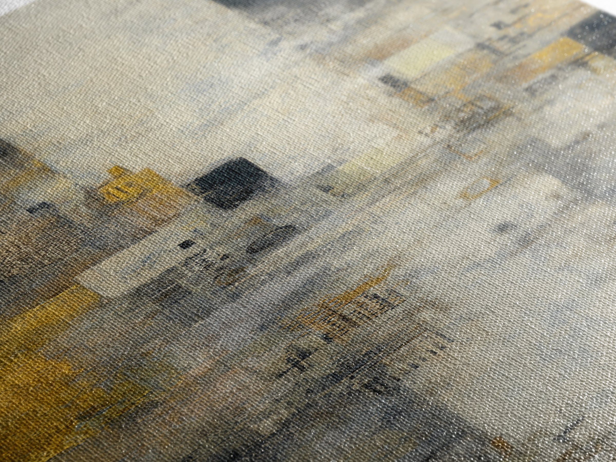 Large Cloudscape with Subtle Drama Framed Canvas Print, Hotel Art, Textured Painting, Hotel Decor, Fine Art, Boutique, HOT-1x3-53