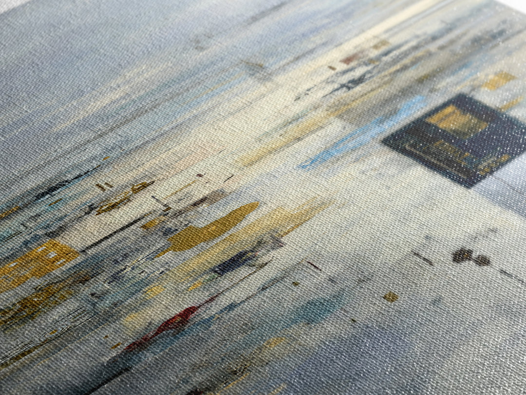 Large Calming Seascape Canvas Print, Hotel Art, City Wall Art, Hotel Decor, Fine Art, Boutique, Minimalist Decor, HOT-1x3-63