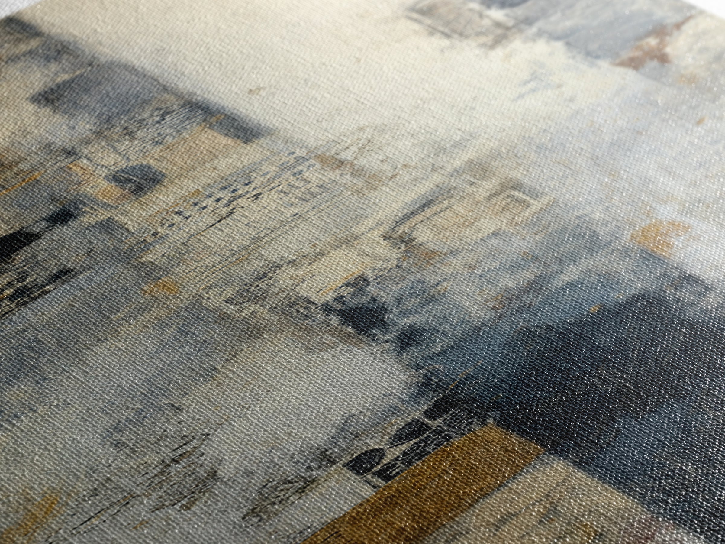 Sophisticated Neutral Abstract Canvas Print, Hotel Art, Mid Century Modern, Hotel Decor, Abstract Art, Boutique, Coastal Decor, HOT-1x3-85
