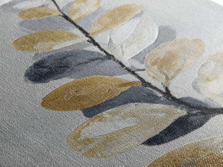 Elegant Botanical Branch on Ivory Ground Framed Canvas Print, Hotel Art, Large Wall Art, Hotel Decor, Fine Art, Boutique, HOT-2x3-13