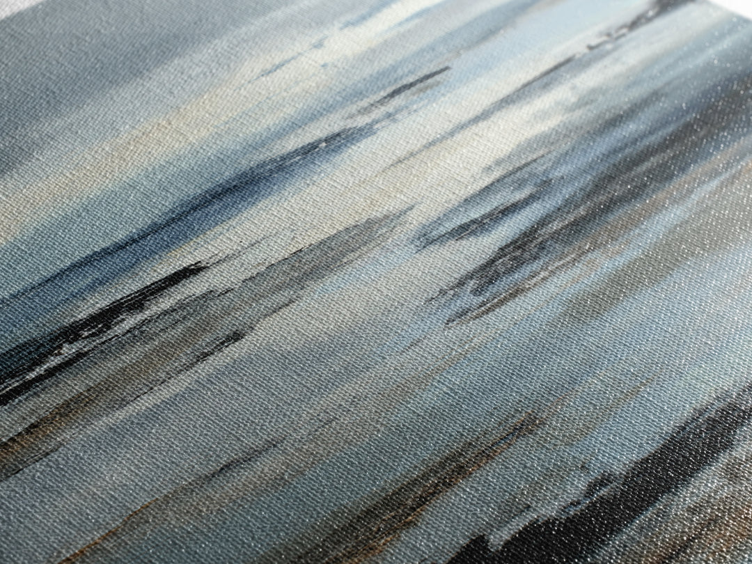 Soft Abstract Wave Forms Framed Canvas Print, Hotel Art, Home Decor, Hotel Decor, Abstract Art, Boutique, Framed Art, HOT-2x3-42