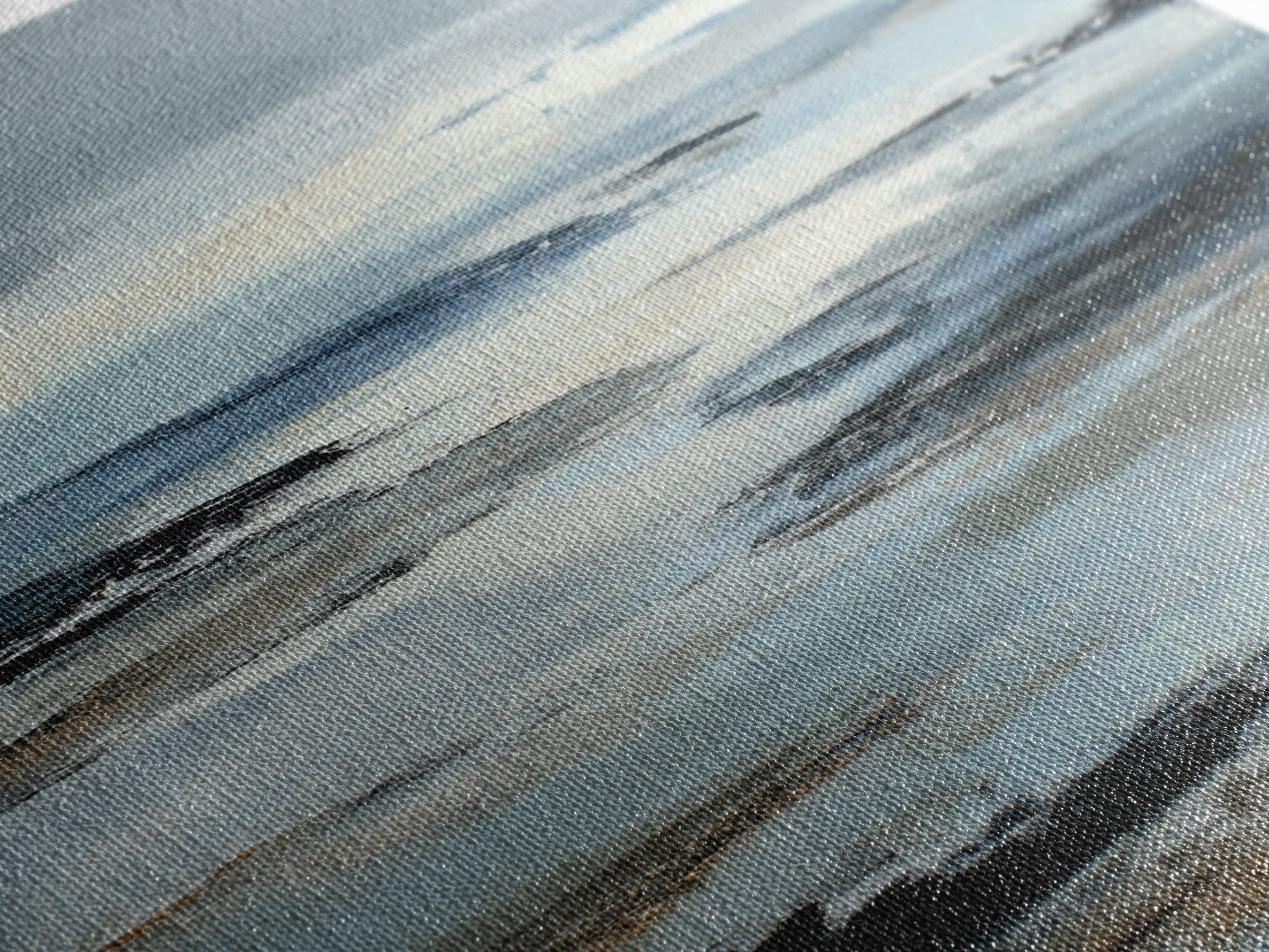 Soft Abstract Wave Forms Framed Canvas Print, Hotel Art, Home Decor, Hotel Decor, Abstract Art, Boutique, Framed Art, HOT-2x3-42