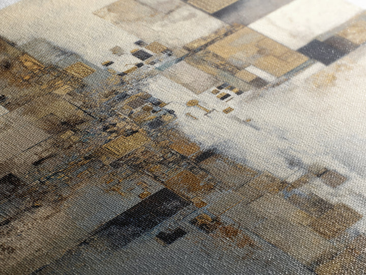 Gold Accented Abstract for Upscale Lobby Canvas Print, Hotel Art, Abstract Art, Hotel Decor, Boutique, Gallery Wall Art, HOT-2x3-45