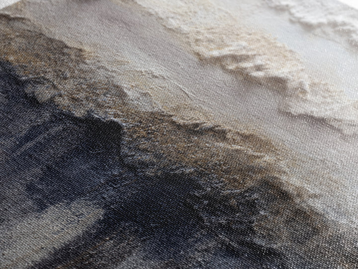 Sophisticated Neutral Abstract Canvas Print, Hotel Art, Coastal Wall Art, Hotel Decor, Fine Art, Boutique, Fine Art Print, HOT-2x3-57