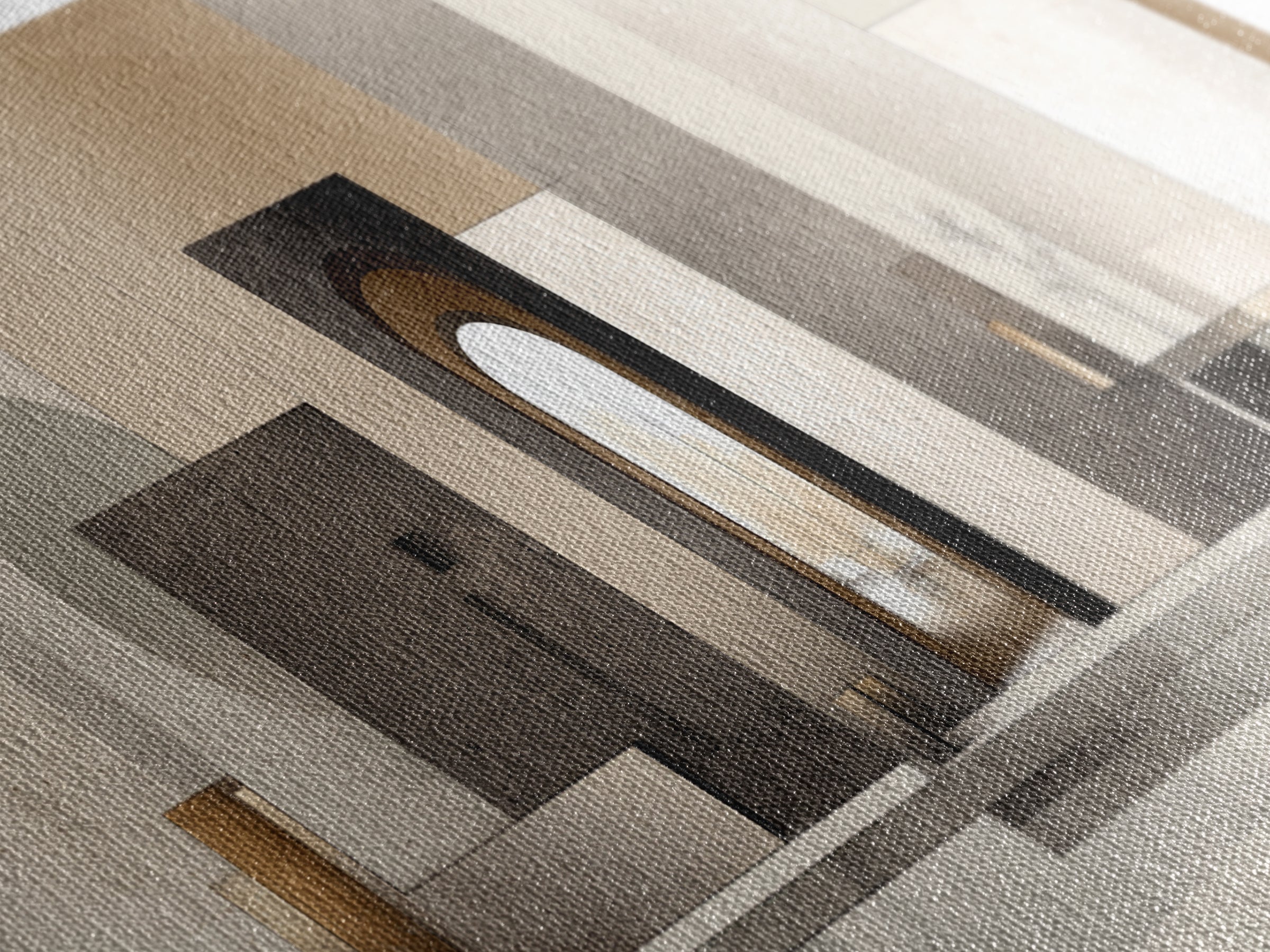 Minimal Architectural Arch Study Canvas Print, Hotel Art, Gallery Wall Set, Hotel Decor, Fine Art, Boutique, Textured Painting, HOT-3x1-20