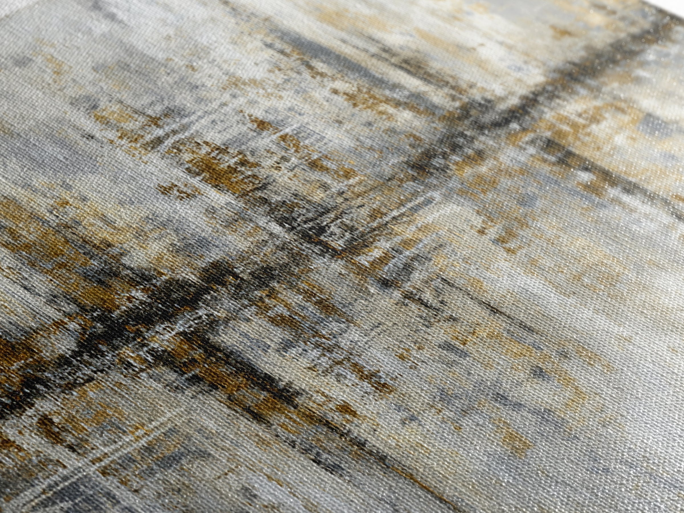 Gold Accented Abstract for Upscale Lobby Framed Canvas Print, Hotel Art, Gallery Wall Set, Hotel Decor, Fine Art, Boutique, HOT-3x1-77
