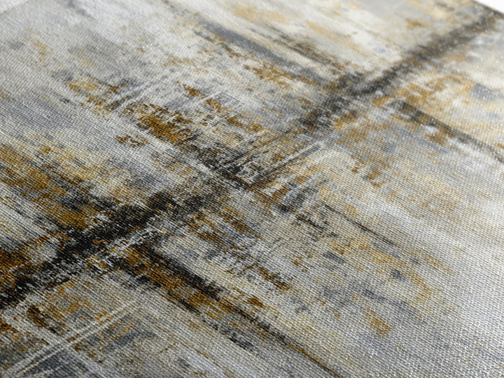 Gold Accented Abstract for Upscale Lobby Framed Canvas Print, Hotel Art, Gallery Wall Set, Hotel Decor, Fine Art, Boutique, HOT-3x1-77