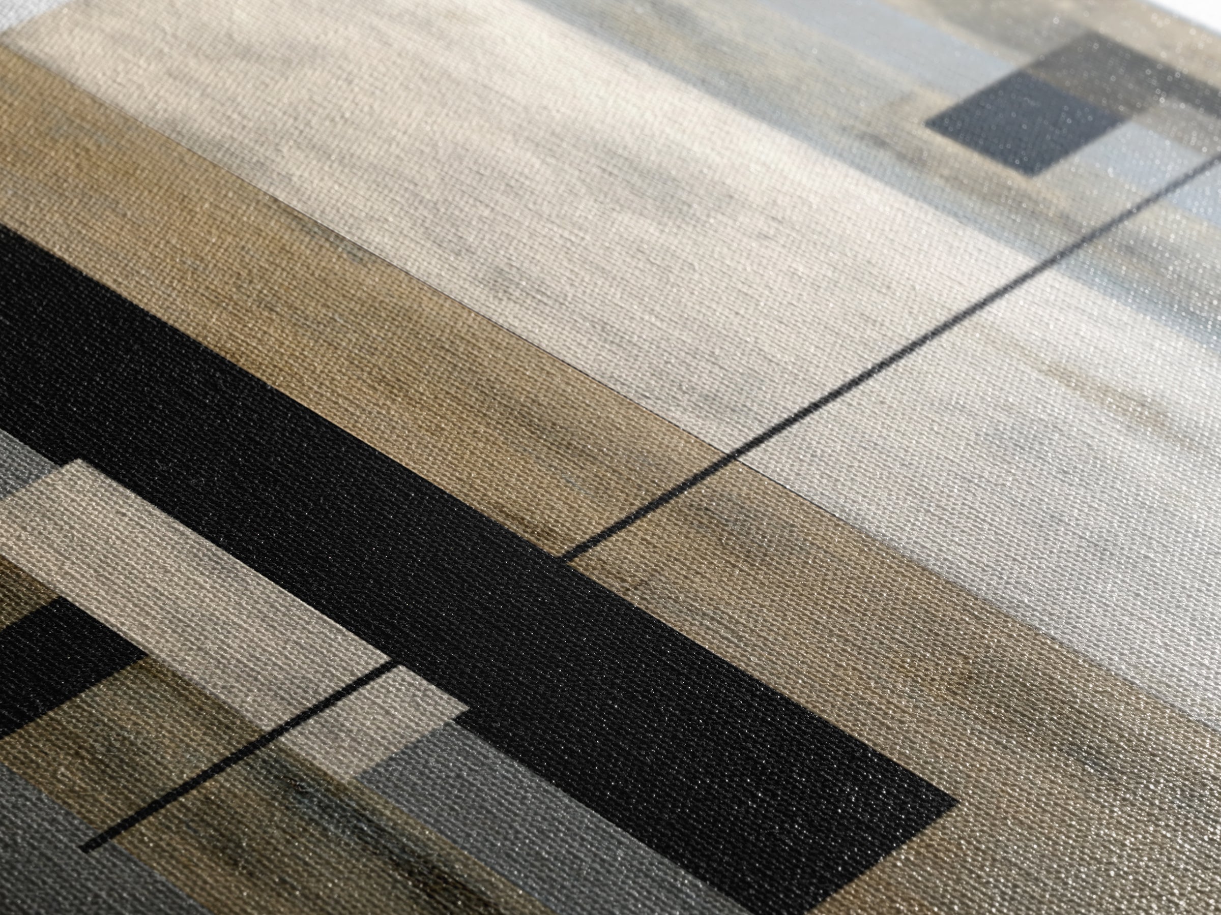 Modern Geometric Composition Canvas Print, Hotel Art, Art Prints, Hotel Decor, Boutique, Modern Wall Art, Wall Sculpture, HOT-3x1-95