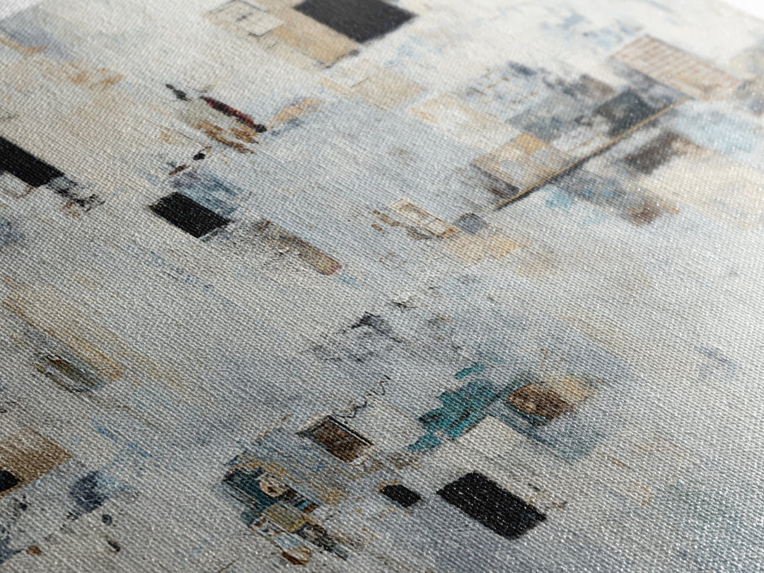 Abstract Marble Texture Framed Canvas Print, Hotel Art, Gallery Wall Set, Hotel Decor, Fine Art, Boutique, Textured Painting, HOT-3x2-23