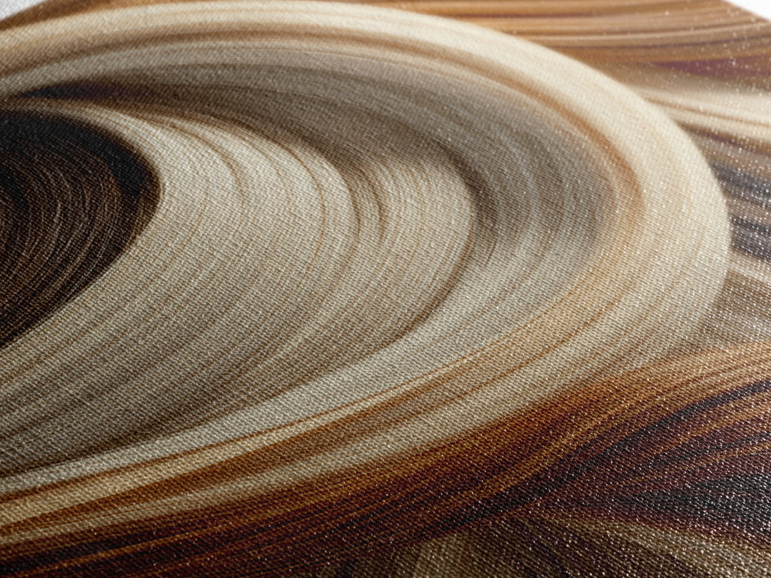 Abstract Hair Strands Forming Elegant Waves Canvas Print, Hair Salon Art, Neutral Decor, Living Room Decor, Abstract Art, Style, HSA-1x1-75