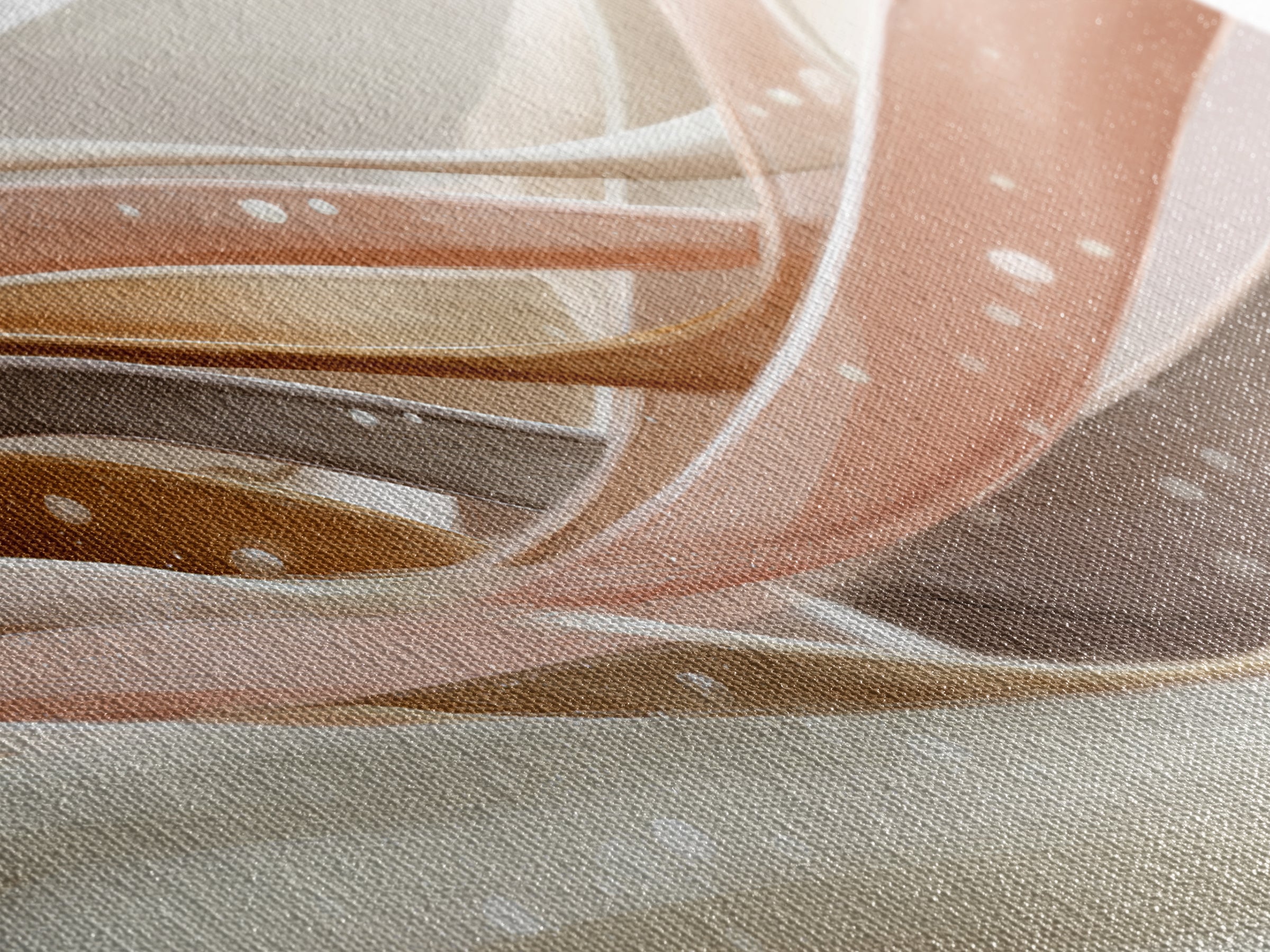 Hair Strands Turning into Abstract Ribbons Canvas Print, Hair Salon Art, Living Room Decor, Abstract Art, Style, HSA-2x1-41