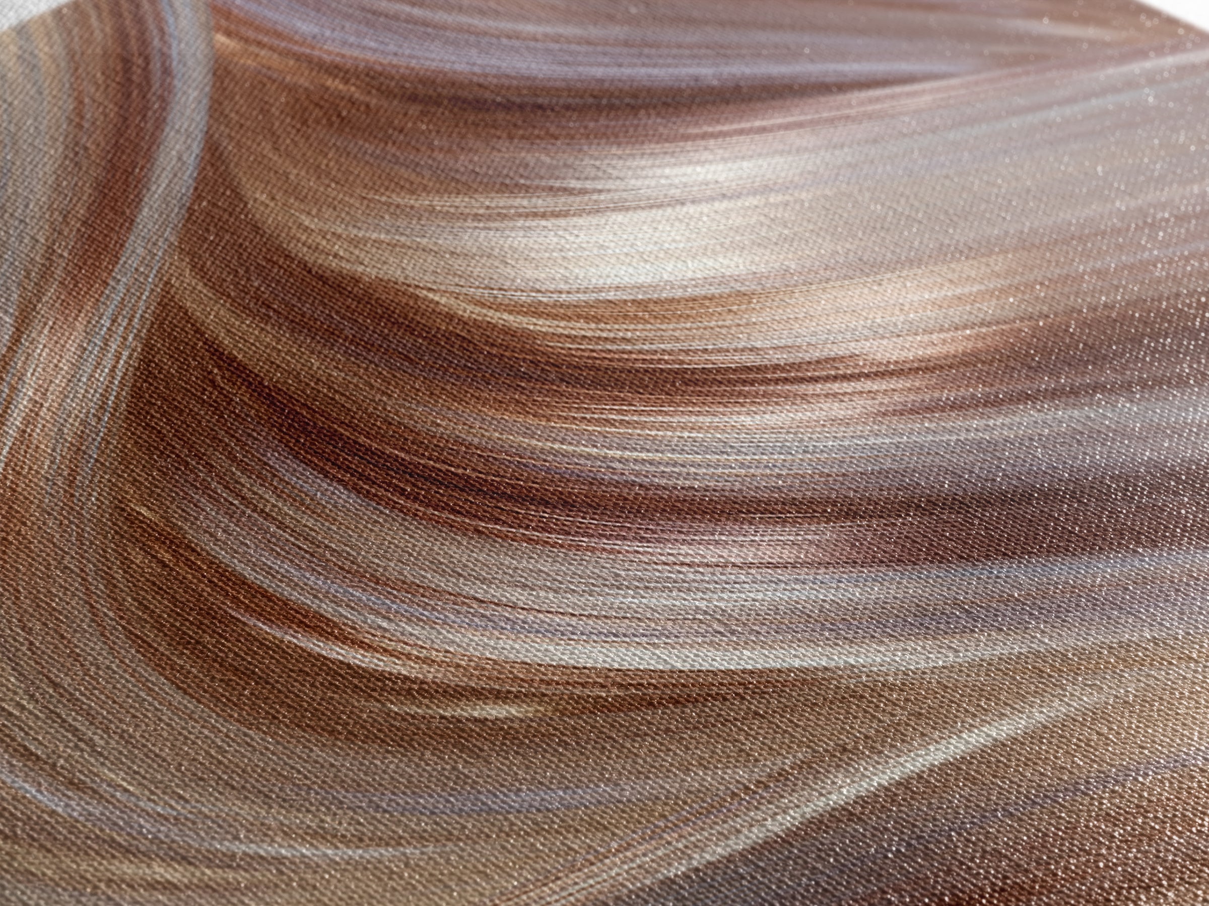 Abstract Hair Strands Forming Elegant Waves Framed Canvas Print, Hair Salon Art, Black Art Prints, Living Room Decor, Style, HSA-2x3-83