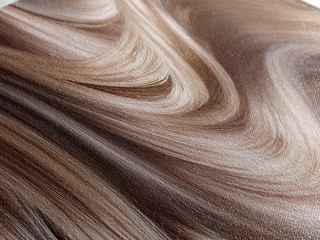Blonde Waves Painted Canvas Print, Hair Salon Art, Art, Living Room Decor, Fine Art, Style, Black Art Prints, African Art, HSA-3x1-80