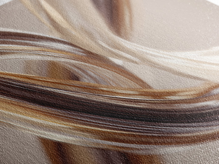 Hair Strands Turning into Abstract Ribbons Framed Canvas Print, Hair Salon Art, Digital Download Art, Living Room Decor, Style, HSA-3x2-25