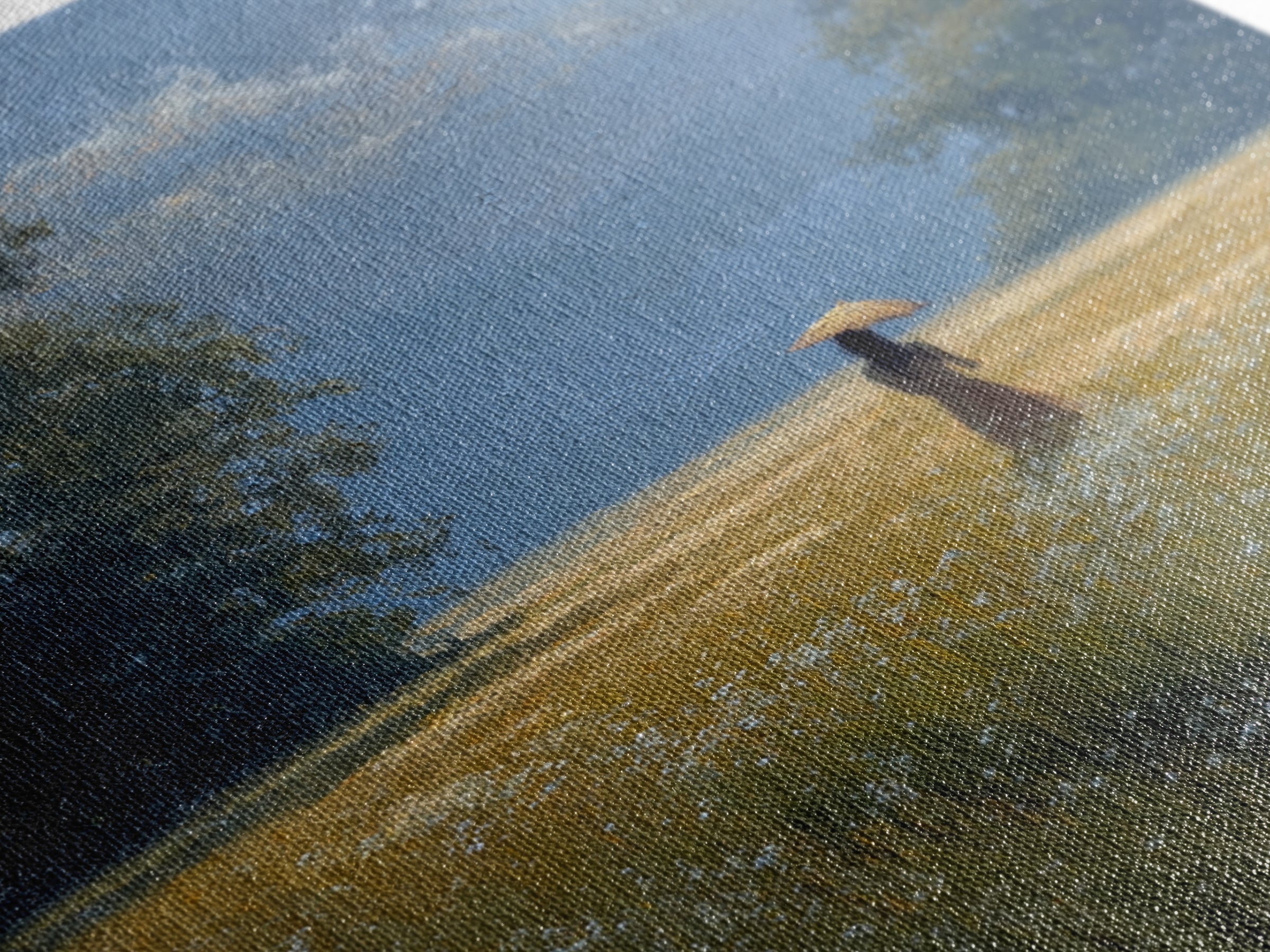 Woman with Parasol in Breezy Meadow Canvas Print, Impressionist Art, Painting, Living Room Decor, Fine Art, Impression, IMP-1x1-99