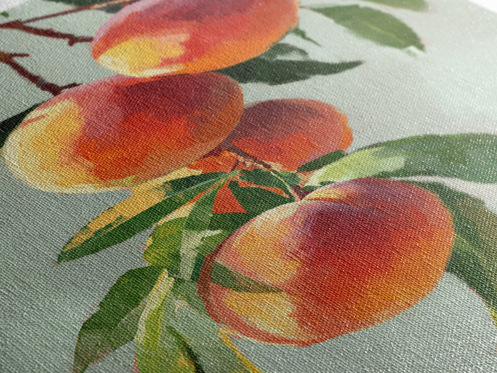 Still Life of Peaches Canvas Print, Impressionist Art, Fine Art Print, Living Room Decor, Fine Art, Impression, Painting, IMP-2x3-7