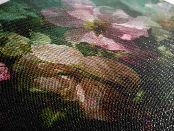 Caf Table with Flowers and Morning Light Canvas Print, Impressionist Art, Gallery Wall Art, Living Room Decor, Impression, IMP-3x2-86