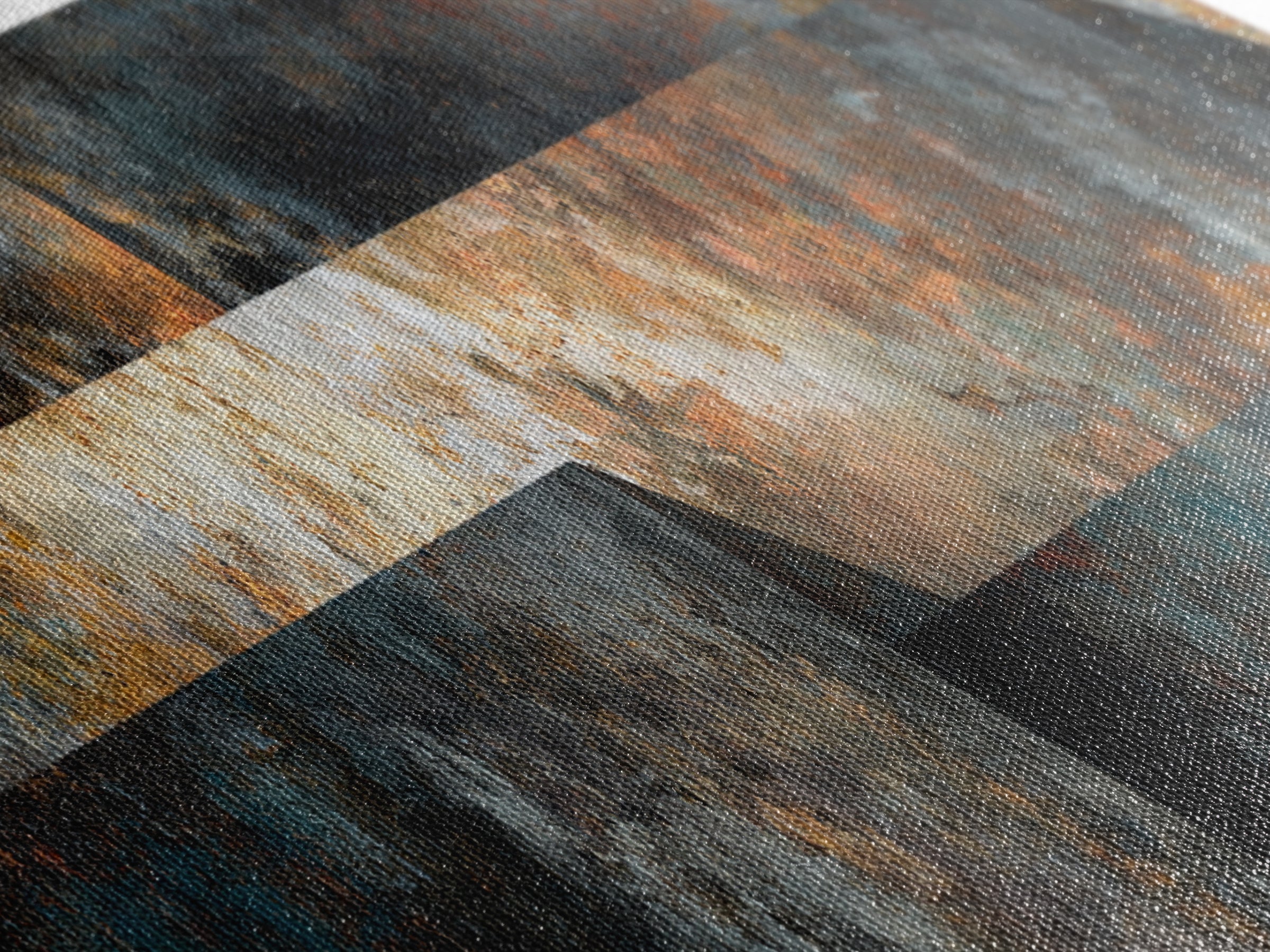 Exposed Brick Texture Abstract Canvas Print, Industrial Art, Printables, Living Room Decor, Foundry, Dining Room Wall Art, IND-3x1-92