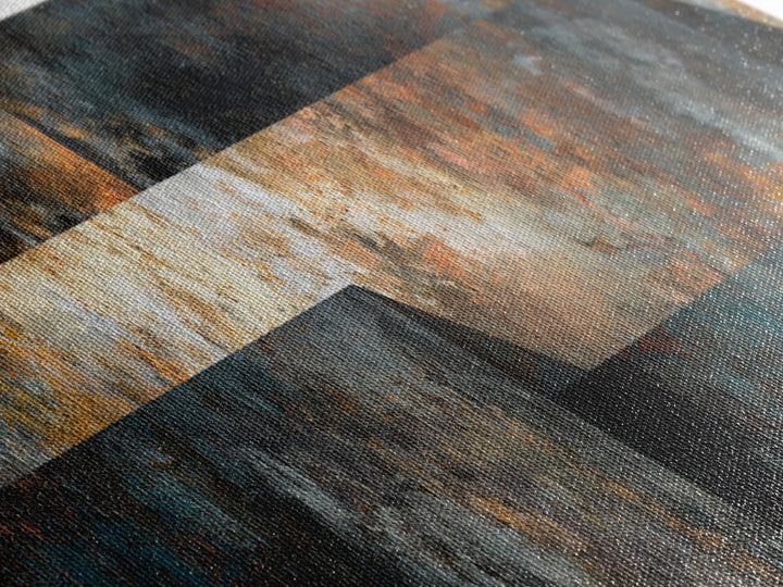 Exposed Brick Texture Abstract Canvas Print, Industrial Art, Printables, Living Room Decor, Foundry, Dining Room Wall Art, IND-3x1-92