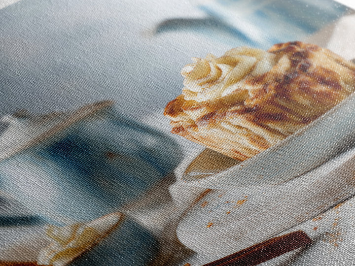 Apple Pie Cooling Framed Canvas Print, Kitchen Art, Digital Wall Art, Kitchen Decor, Fine Art, Kitchen, Kitchen Prints, KIT-1x1-56