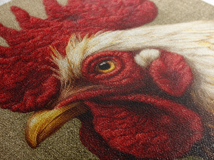 Rooster Portrait for Country Kitchen Charm Framed Canvas Print, Kitchen Art, Kitchen Wall Decor, Kitchen Decor, Kitchen, KIT-1x1-64