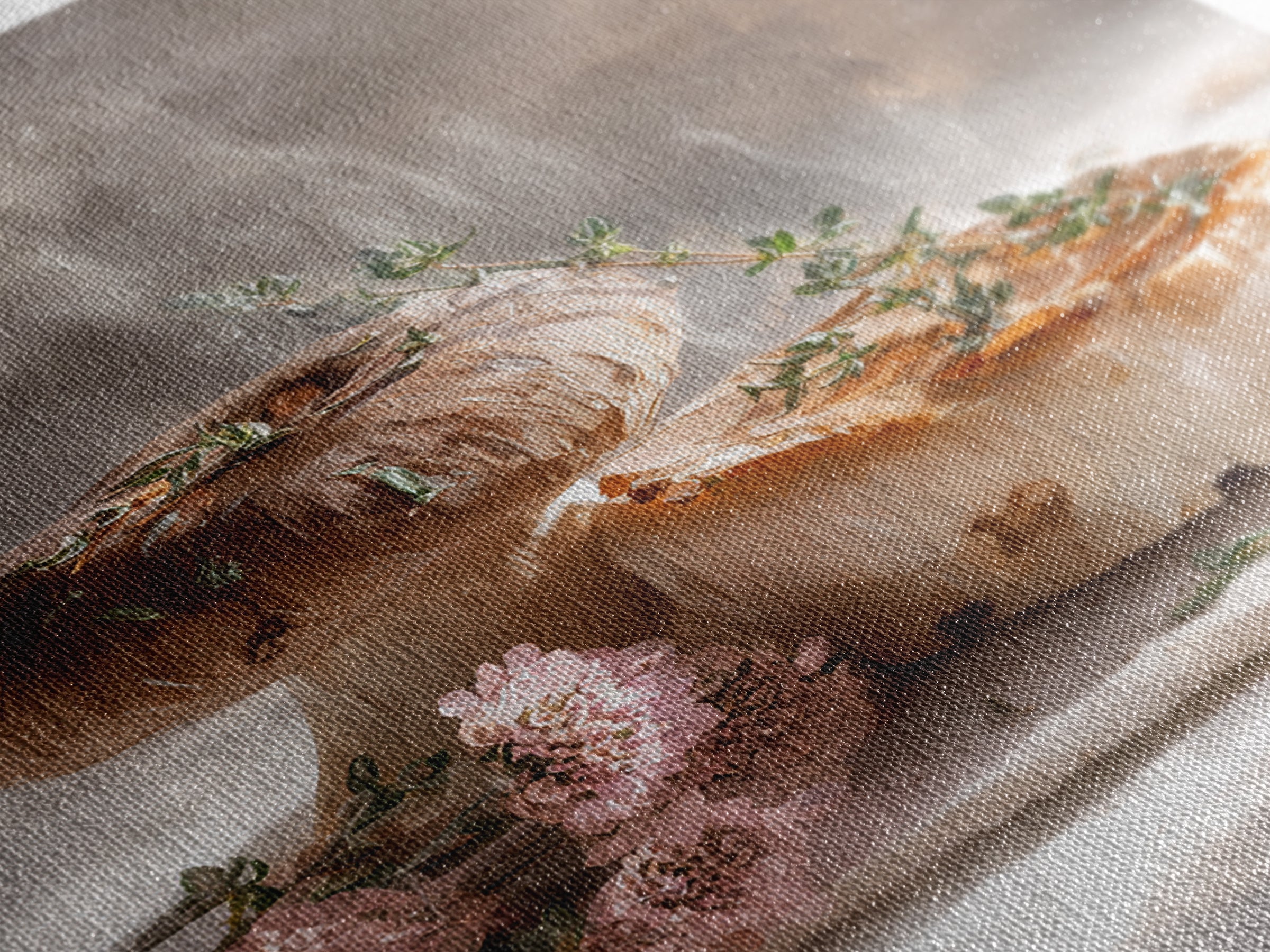 Mushrooms and Thyme Botanical Study Canvas Print, Kitchen Art, Art Print, Kitchen Decor, Fine Art, Kitchen, Art Prints, KIT-2x3-23