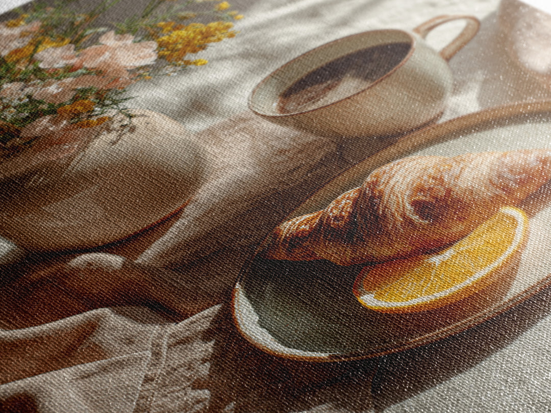 Orange Citrus Botanical Branch Canvas Print, Kitchen Art, Prints, Kitchen Decor, Fine Art, Kitchen, Kitchen Wall Decor, KIT-2x3-67