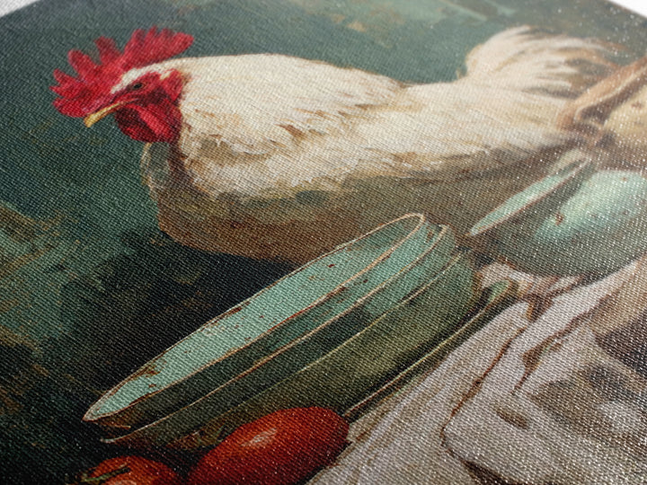 Rooster Portrait for Country Kitchen Charm Canvas Print, Kitchen Art, Printable Wall Art, Kitchen Decor, Fine Art, Kitchen, KIT-2x3-96