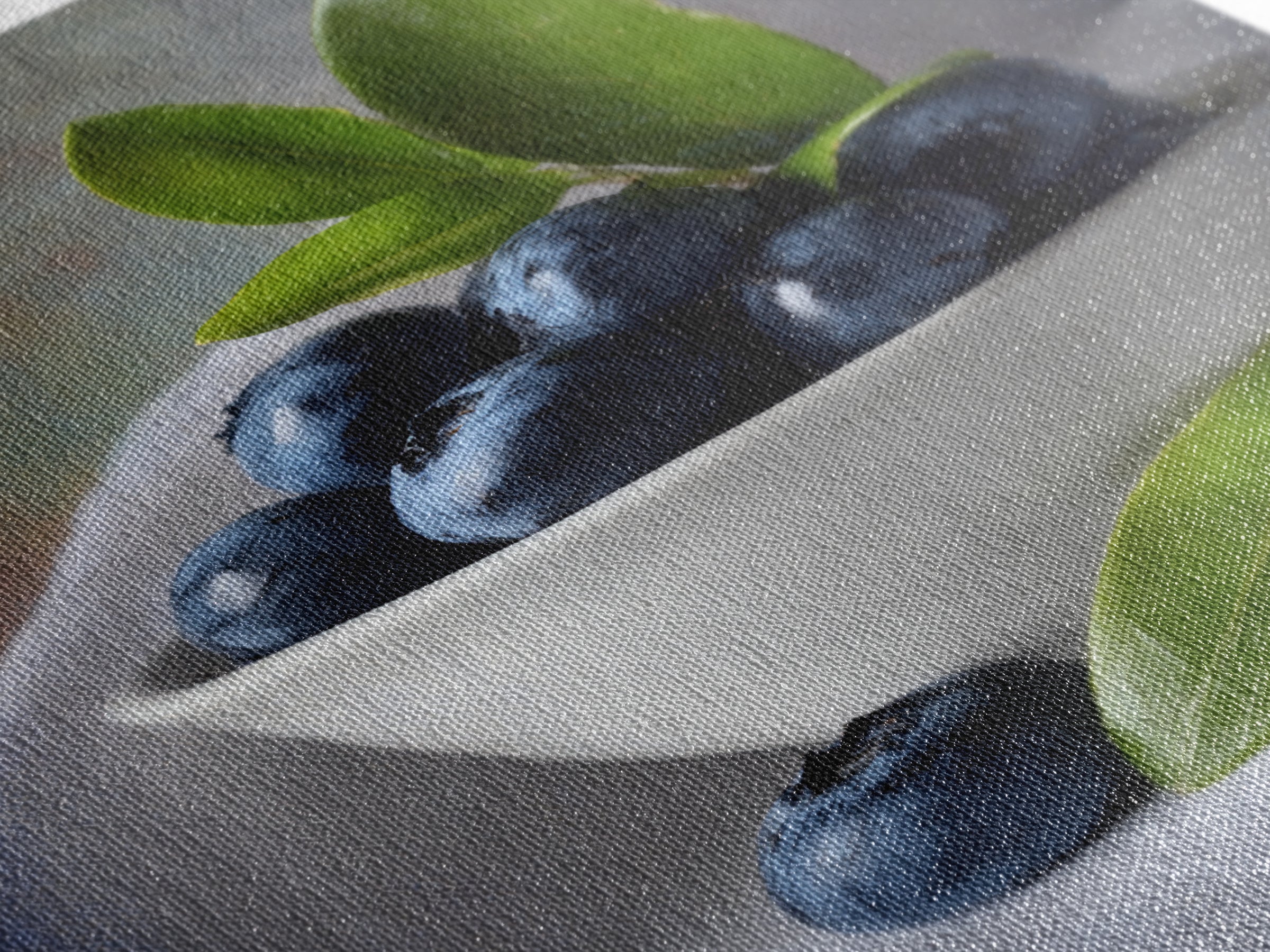 Blueberries in a White Bowl Canvas Print, Kitchen Art, Kitchen Wall Art, Kitchen Decor, Fine Art, Kitchen, Dining Room Wall Art, KIT-2x3-99