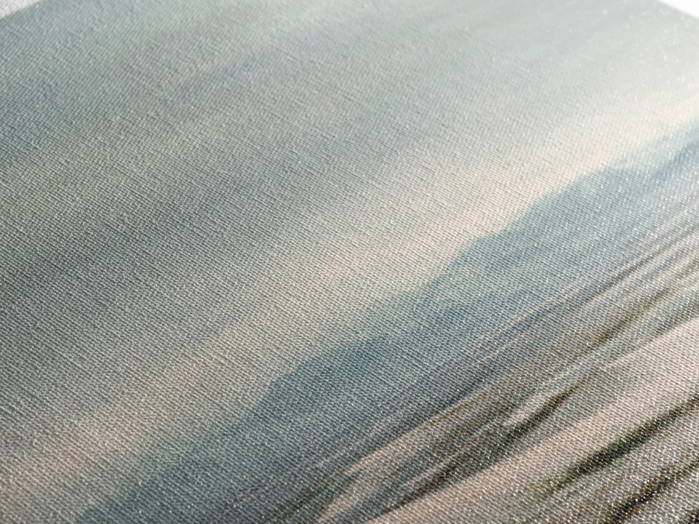 Desert Dunes under Pale Moon Canvas Print, Landscape Art, Set of 3 Prints, Living Room Decor, Fine Art, Horizon, LAN-2x3-91