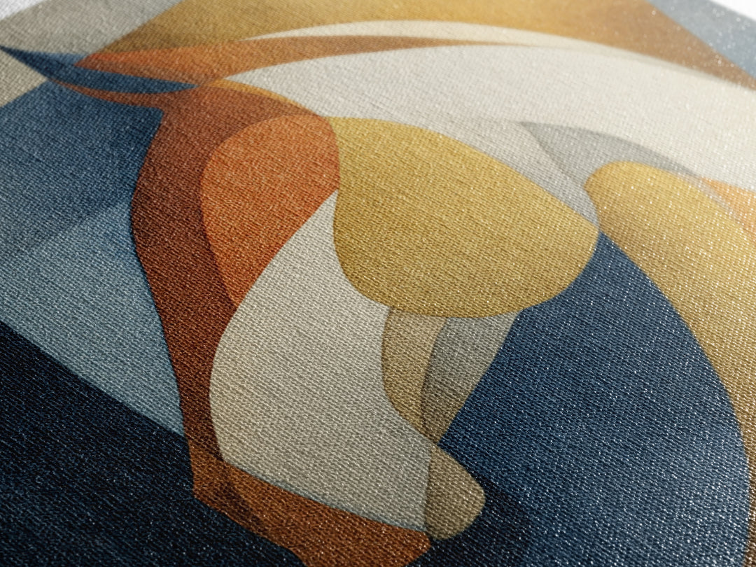 Abstract Horse Formed from Graceful Contour Canvas Print, Line Art, Living Room Art, Living Room Decor, Abstract Art, Line, LIN-1x1-76