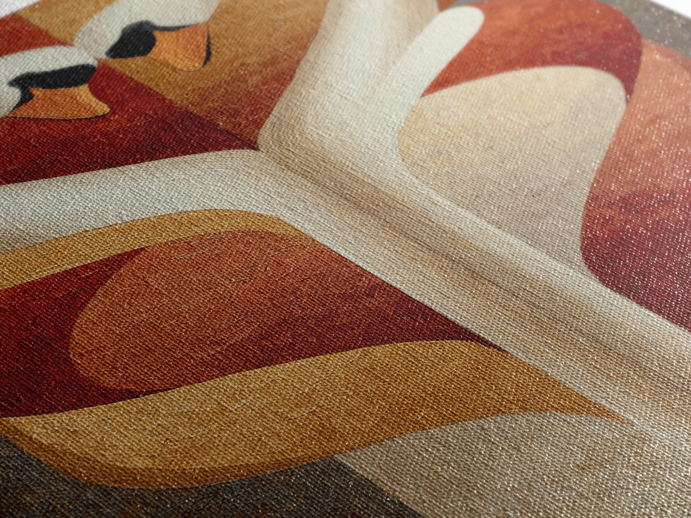 Two Swans Forming a Heart Shape Canvas Print, Line Art, Wall Art Print, Living Room Decor, Abstract Art, Line, Gallery Wall Set, LIN-1x3-28