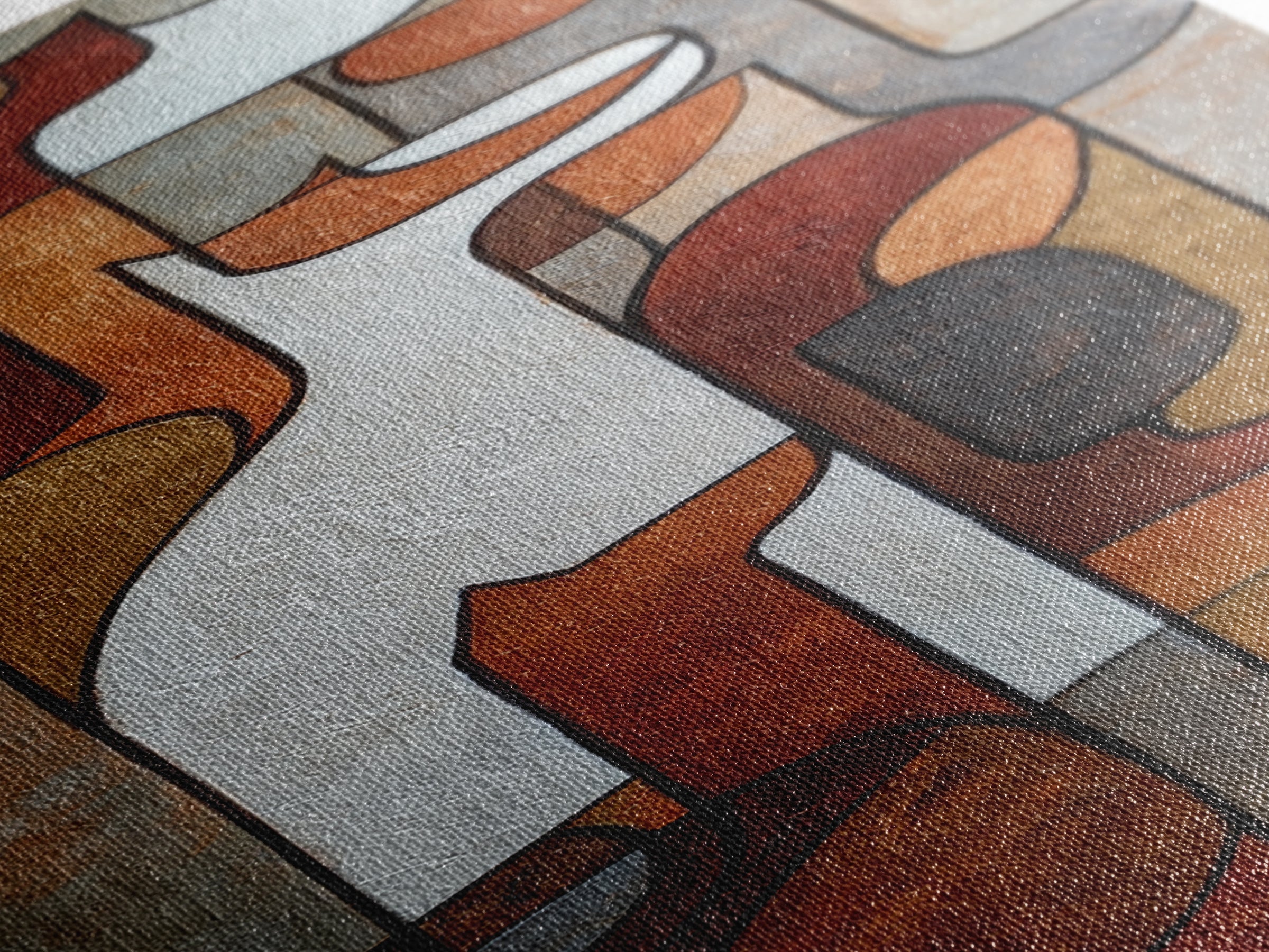 Continuous Line Dog Portrait Canvas Print, Line Art, Home Decor, Living Room Decor, Line, Modern Wall Art, Boho Wall Decor, LIN-1x3-97