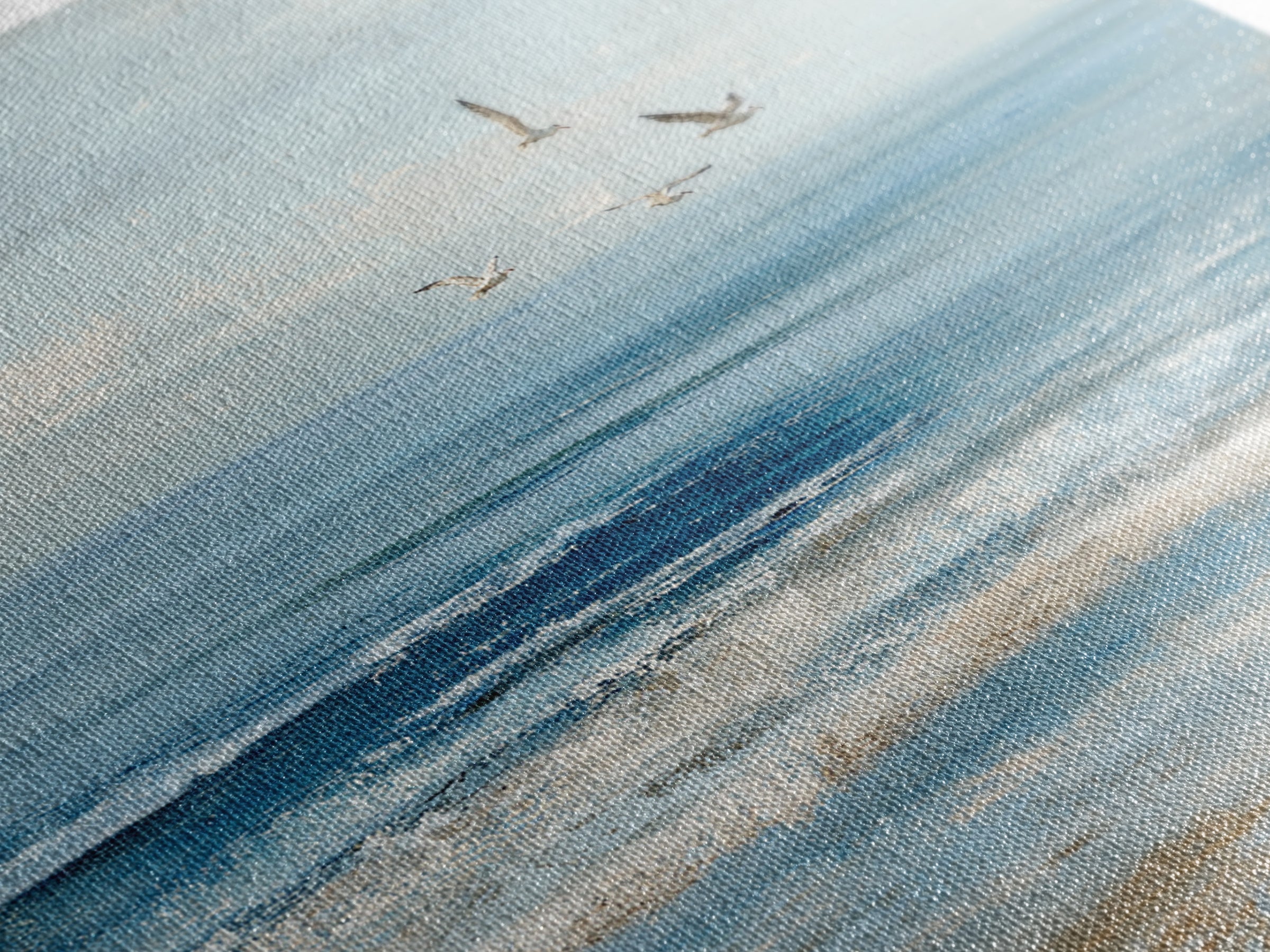 Coastal Aerial Shoreline Canvas Print, Living Room Art, Pet Portraits, Living Room Decor, Fine Art, Living, Neutral Decor, LIR-1x1-35