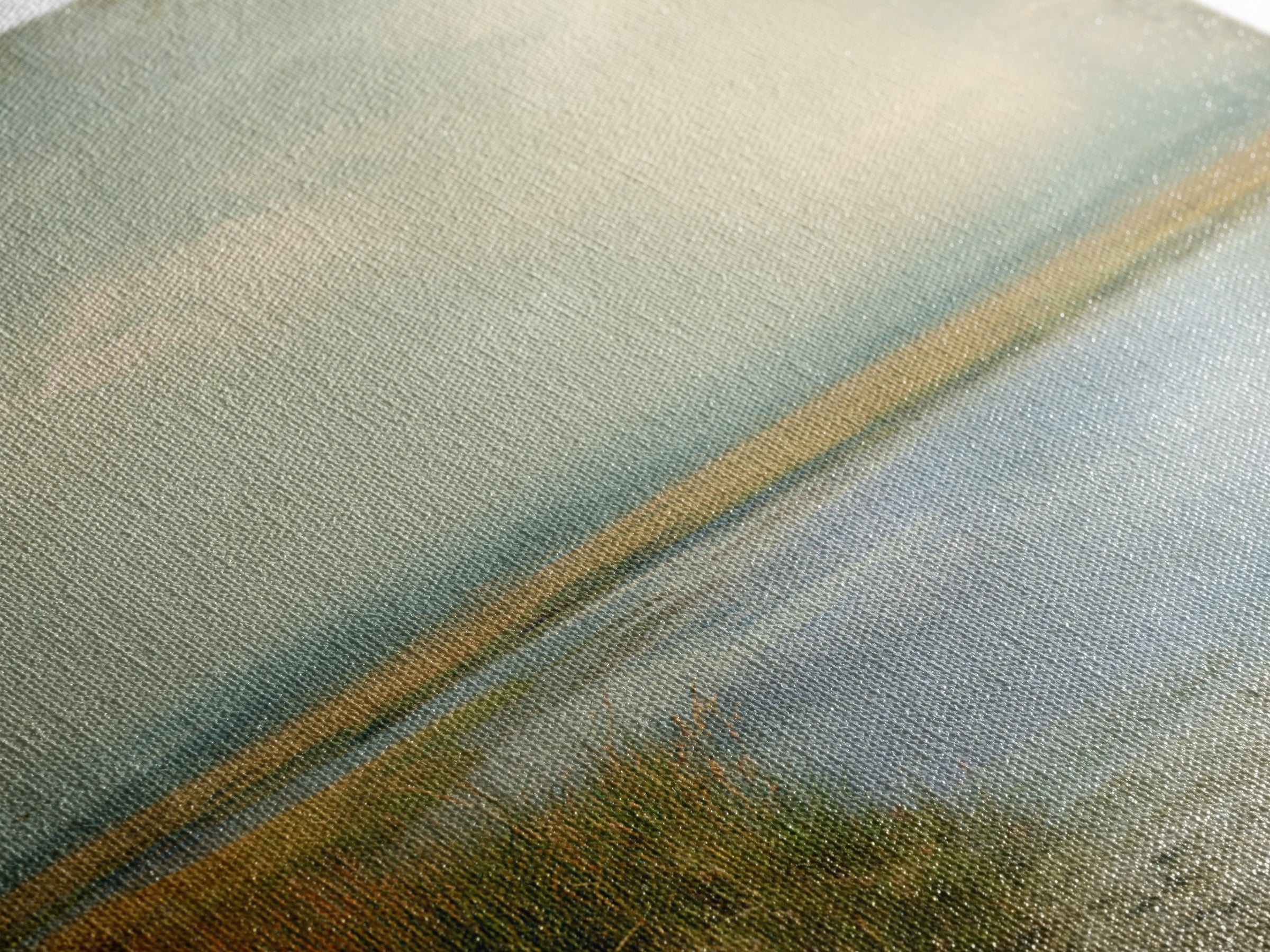 Quiet Meadow Landscape Framed Canvas Print, Living Room Art, Bedroom Decor, Living Room Decor, Living, Bedroom Wall Art, LIR-1x1-47