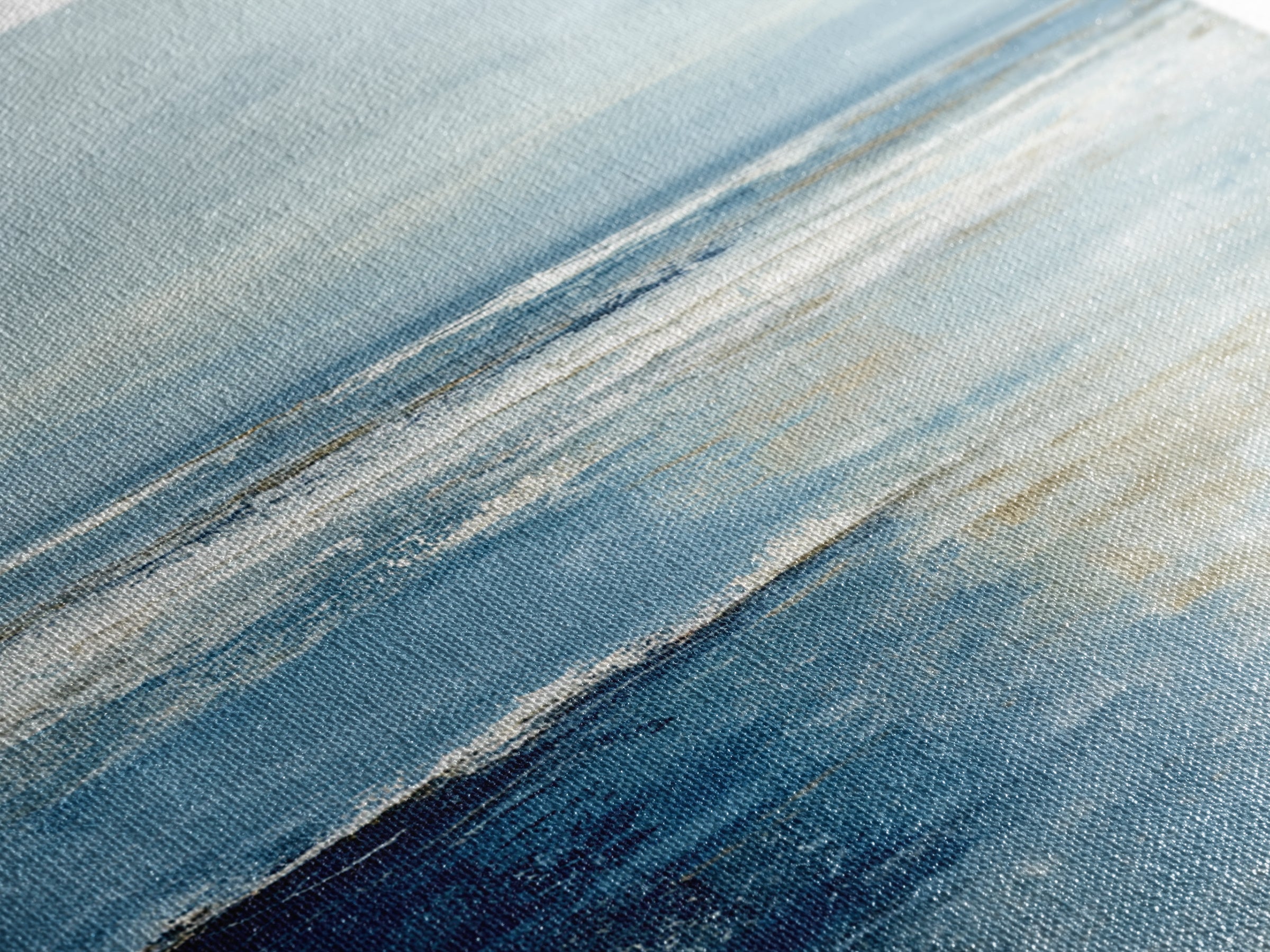 Moody Seascape for Dramatic Focal Point Canvas Print, Living Room Art, Bedroom Wall Art, Living Room Decor, Oil Painting, LIR-1x1-54