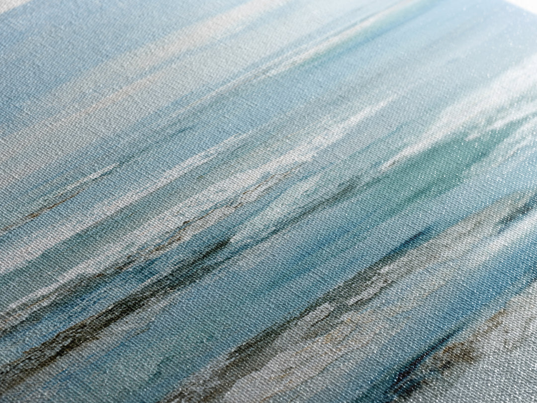 Coastal Aerial Shoreline Canvas Print, Living Room Art, Gallery Decor, Living Room Decor, Fine Art, Living, Wall Art, LIR-1x1-59