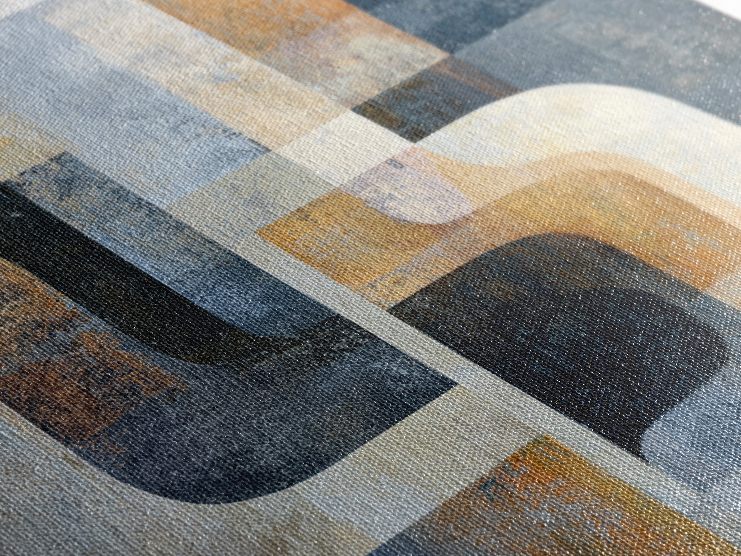 Monochrome Stone Texture Abstraction Canvas Print, Living Room Art, Luxury Decor, Living Room Decor, Abstract Art, Living, LIR-1x1-69