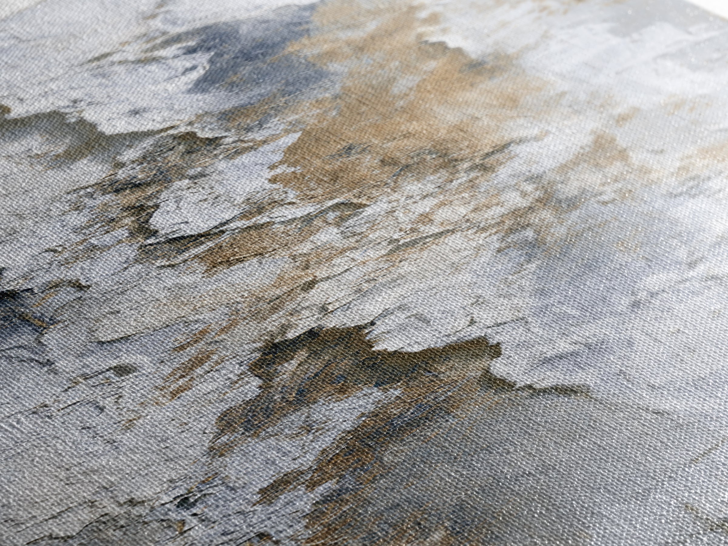 Textured Plaster Abstract Canvas Print, Living Room Art, Art, Living Room Decor, Fine Art, Living, Art Nouveau, Abstract Art, LIR-1x3-17